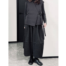 Load image into Gallery viewer, Plaid Casual Wide-leg Pants
