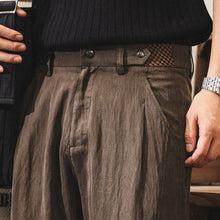 Load image into Gallery viewer, Lyocell Draped Straight Leg Casual Pants

