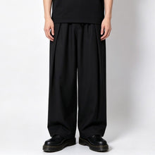 Load image into Gallery viewer, High-Waisted Loose-Fit Straight-Leg Pants
