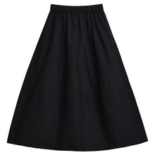 Load image into Gallery viewer, Black Bud A-line Skirt
