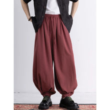 Load image into Gallery viewer, Loose Wide Leg Ankle Tied Lantern Pants
