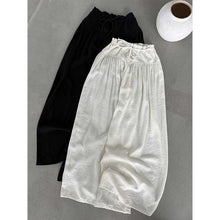 Load image into Gallery viewer, High-waisted Drawstring Pleated Culottes
