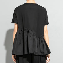 Load image into Gallery viewer, Irregularly Spliced Loose T-shirt
