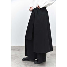 Load image into Gallery viewer, Women‘s Irregular Color-blocked Faux Two-piece Casual Skirt Pants
