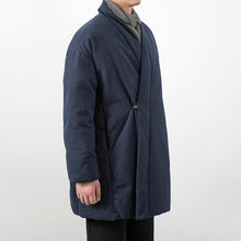 Load image into Gallery viewer, Loose Diagonal Placket Cotton-linen Jacket
