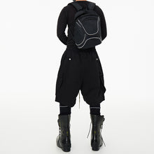 Load image into Gallery viewer, Dark Drawstring Cargo Pocket Three-dimensional Loose Shorts
