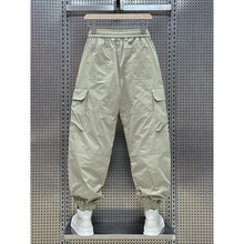 Load image into Gallery viewer, Multi-pocket Quick-dry Cargo Joggers with Drawstring Cuffs
