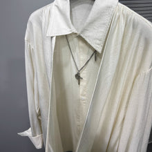 Load image into Gallery viewer, Irregular Loose Fake Two-piece Shirt

