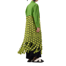 Load image into Gallery viewer, Spliced Hollow Circle Tassel Casual Shirt Dress
