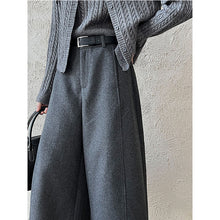 Load image into Gallery viewer, Cropped Loose Wide-leg Trousers
