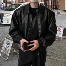 Load image into Gallery viewer, Vintage Padded Leather Short Jacket
