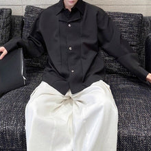 Load image into Gallery viewer, 3D Cutting Fake Two-piece Shirt
