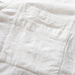 Jacquard Loose Casual Short-sleeved Shirt