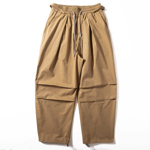 Vintage Pleated Loose Casual Trousers