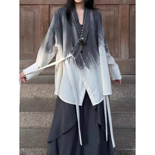 Load image into Gallery viewer, Taoist Robe Tie-dye Shirt
