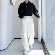 Load image into Gallery viewer, 3D Cutting Fake Two-piece Shirt
