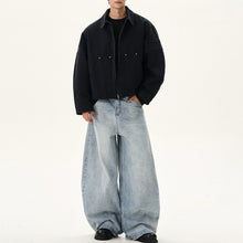 Load image into Gallery viewer, American Retro Distressed Washed Work Jacket
