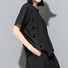 Load image into Gallery viewer, Spliced Ring Irregular T-shirt
