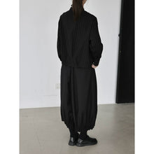 Load image into Gallery viewer, Women's Japanese Vertical Striped Loose Long Sleeve Shirt
