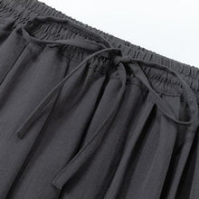 Load image into Gallery viewer, Loose Wide Leg Ankle Tied Lantern Pants
