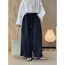 Load image into Gallery viewer, Women's Drawstring Elastic-waist Loose Casual Pants
