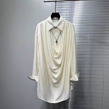 Load image into Gallery viewer, Irregular Loose Fake Two-piece Shirt
