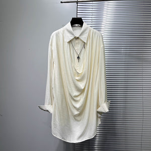 Irregular Loose Fake Two-piece Shirt