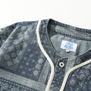 Cashew Flower Vintage Short Sleeve Shirt