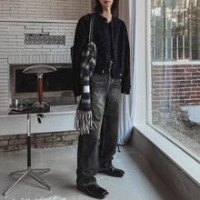 Load image into Gallery viewer, Loose-fitting Casual Crew Neck Jacket
