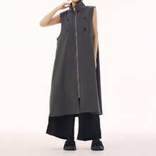 Load image into Gallery viewer, Button Sleeveless Tank Dress
