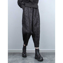 Load image into Gallery viewer, Vintage Jacquard Patchwork Cropped Trousers
