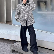 Load image into Gallery viewer, Retro Plaid Wool Casual Shirt
