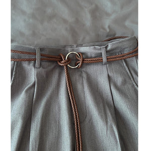 Retro Casual Braided Waist Rope Ring Belt