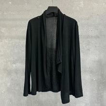 Load image into Gallery viewer, Retro Textured Knit Irregular Shawl Cardigan
