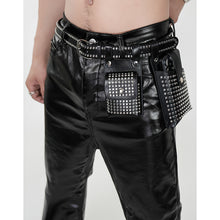 Load image into Gallery viewer, Cyberpunk Motorcycle PU Leather Belt
