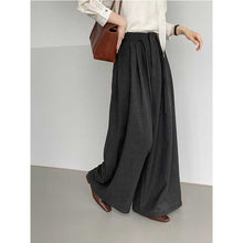 Load image into Gallery viewer, Pleated Drawstring Casual Wide-leg Pants
