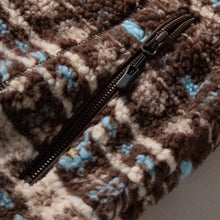 Load image into Gallery viewer, Retro Jacquard Faux Lamb Wool Hooded Jacket
