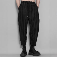 Load image into Gallery viewer, Striped Fringed Casual Pants
