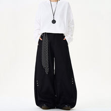 Load image into Gallery viewer, American Retro Rivet Stitching Deconstructed Scimitar Pants

