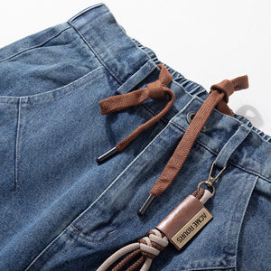 Machete Denim Loose Casual Trousers