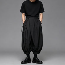 Load image into Gallery viewer, Japanese Style High-Waisted Cropped Balloon Pants
