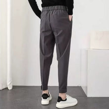 Load image into Gallery viewer, Slim-Fit Tapered Dress Trousers with Fluid Drape

