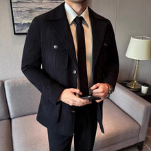 Load image into Gallery viewer, Retro Corduroy Slim-fit Suit Jacket
