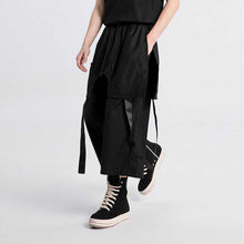 Load image into Gallery viewer, Ribbon Fake Two-piece Straight Casual Pants
