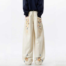 Load image into Gallery viewer, American Graffiti Loose Wide-Leg Jeans
