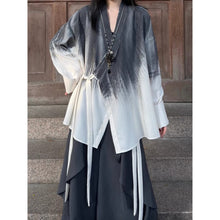 Load image into Gallery viewer, Taoist Robe Tie-dye Shirt
