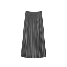 Load image into Gallery viewer, Women's High-waisted Loose Pleated Midi Skirt
