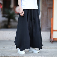 Load image into Gallery viewer, Loose Embroidered Irregular Culottes
