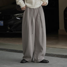 Load image into Gallery viewer, Casual Curved Elastic Waist Loose Wide-leg Pants
