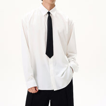 Load image into Gallery viewer, Wrinkle-resistant Detachable Tie Draped Shirt
